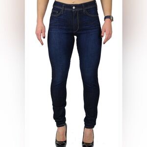 EUC Fran Denim Nicole High Rise Skinny Dark Wash, Size 29